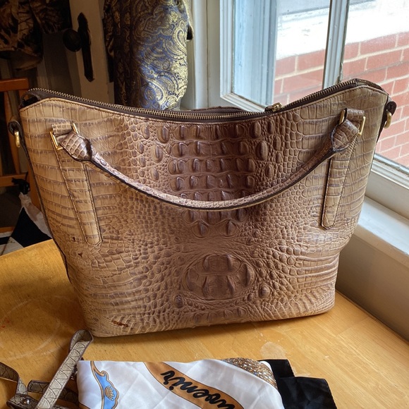 Brahmin Norah Cane Large Satchel pre-owner - Picture 3 of 17